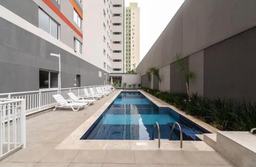 Refinado Studio No Bras Com Piscina/Metro Bras 상파울루 외부 사진